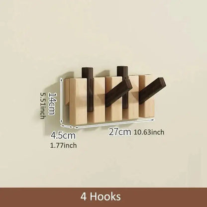 Modern Nordic Foldable Wall Hanging Hooks Hanger │ Rack for Clothes Bags Coat │ Entrance Door Home Decoration - Besontique Home