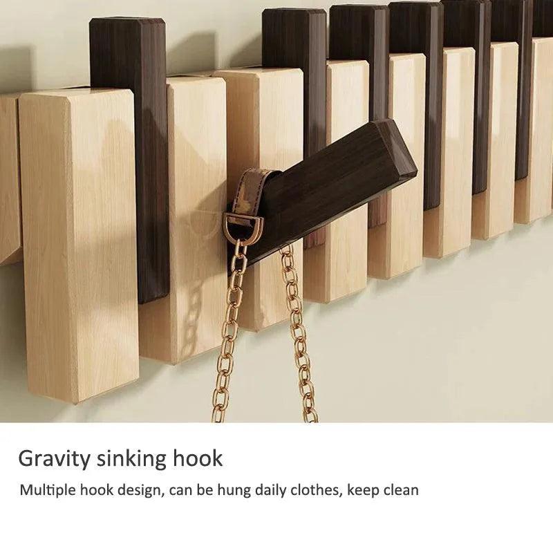 Modern Nordic Foldable Wall Hanging Hooks Hanger │ Rack for Clothes Bags Coat │ Entrance Door Home Decoration - Besontique Home
