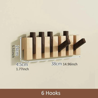 Modern Nordic Foldable Wall Hanging Hooks Hanger │ Rack for Clothes Bags Coat │ Entrance Door Home Decoration - Besontique Home