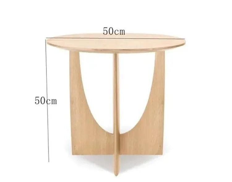 Modern Nordic Low Mini Side Table │ Japandi Wood Simple Coffee Bedside Table Furniture - Besontique Home