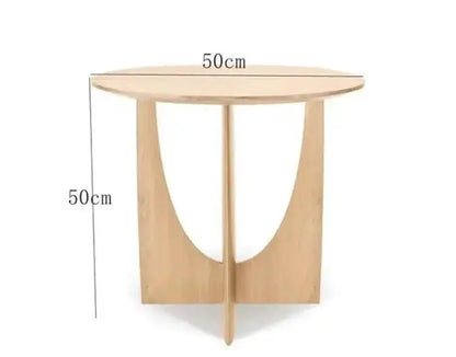 Modern Nordic Mini Side Table │ Japandi Wood Simple Bedside Table Furniture - Besontique Home