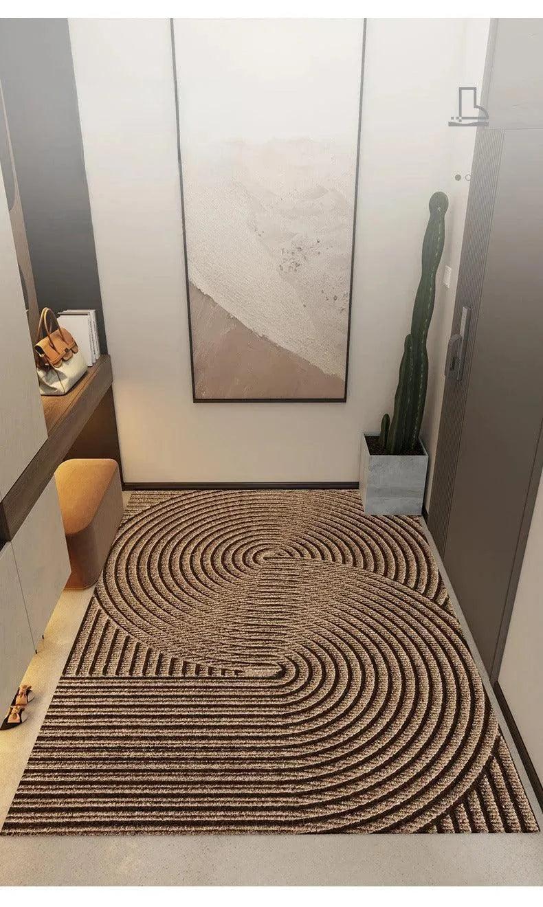 Modern Nordic Stylish PVC Door Mat │ Anti-slip Entrance Floor Rug Mat │ Sand-removing Footpad - Besontique Home