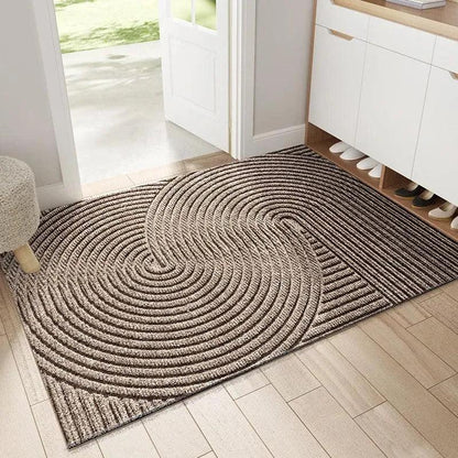 Modern Nordic Stylish PVC Door Mat │ Anti-slip Entrance Floor Rug Mat │ Sand-removing Footpad - Besontique Home