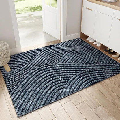 Modern Nordic Stylish PVC Door Mat │ Anti-slip Entrance Floor Rug Mat │ Sand-removing Footpad - Besontique Home