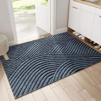 Modern Nordic Stylish PVC Door Mat │ Anti-slip Entrance Floor Rug Mat │ Sand-removing Footpad - Besontique Home