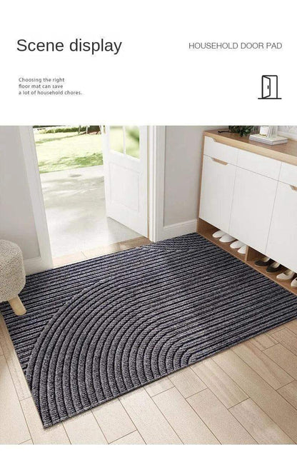 Modern Nordic Stylish PVC Door Mat │ Anti-slip Entrance Floor Rug Mat │ Sand-removing Footpad - Besontique Home