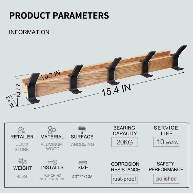 Modern Nordic Wall Mounted Coat Rack - Besontique Home