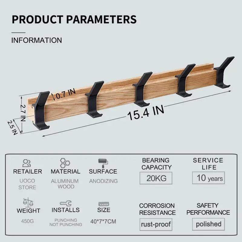 Modern Nordic Wall Mounted Coat Rack - Besontique Home