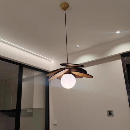 Modern Retro Rattan Weave Pendant Ceiling Light │ Vintage Chandelier Hanging Lamp - Besontique Home