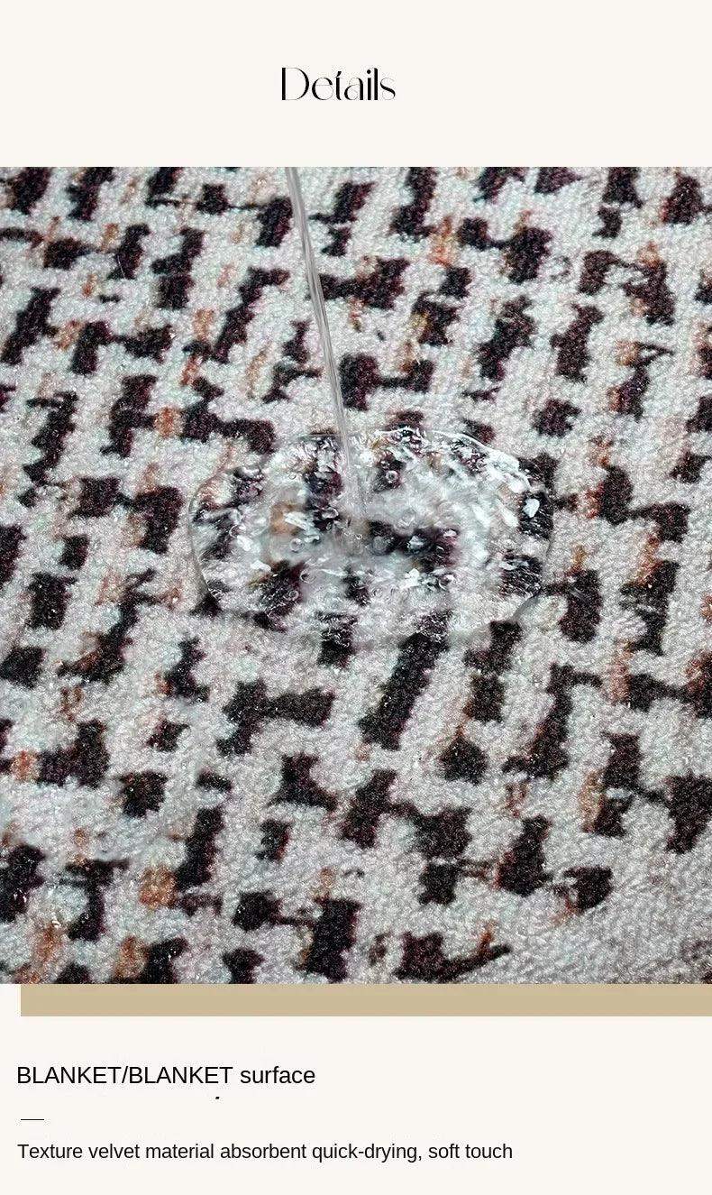 Modern Retro Style Round Non-slip Floor Mat Rug Carpet - Besontique Home