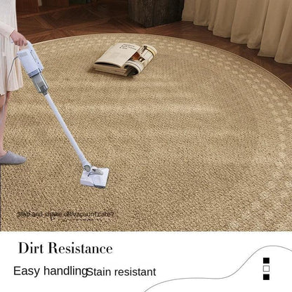 Modern Retro Style Round Non-slip Floor Mat Rug Carpet - Besontique Home