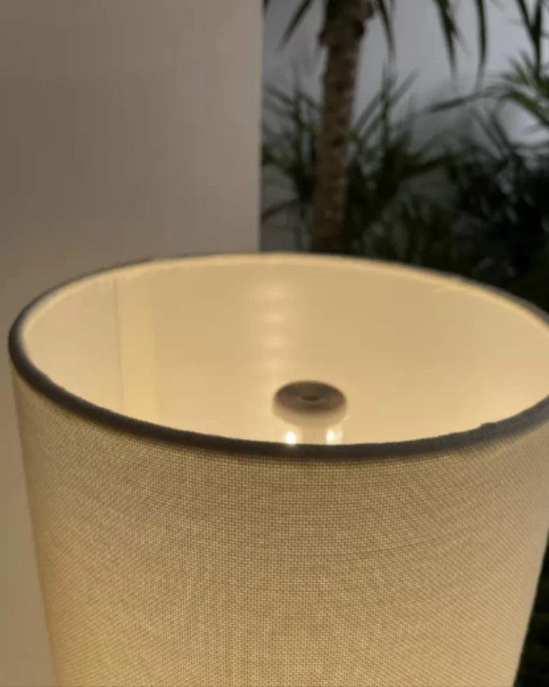 Modern Retro Wood Fabric Tripod Floor Lamp │ Scandinavian Art LED Home Mood Tall Stand Light - Besontique Home