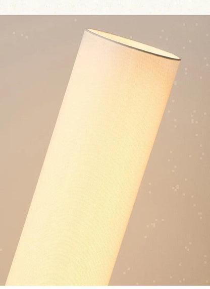 Modern Retro Wood Fabric Tripod Floor Lamp │ Scandinavian Art LED Home Mood Tall Stand Light - Besontique Home