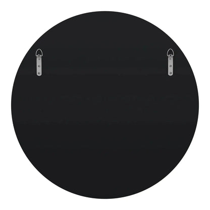 Modern Sunburst Round Wall Mounted Mirror │ Beveled Edge Glass Decorative Wall Hanging Mirror - Besontique Home