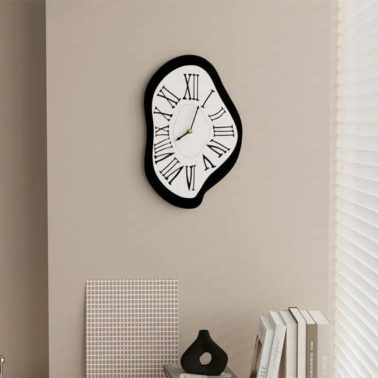 Modern Surrealist Wall Decor Clock │ Salvador Garden Numeral Dali Roman Decorative Clock - Besontique