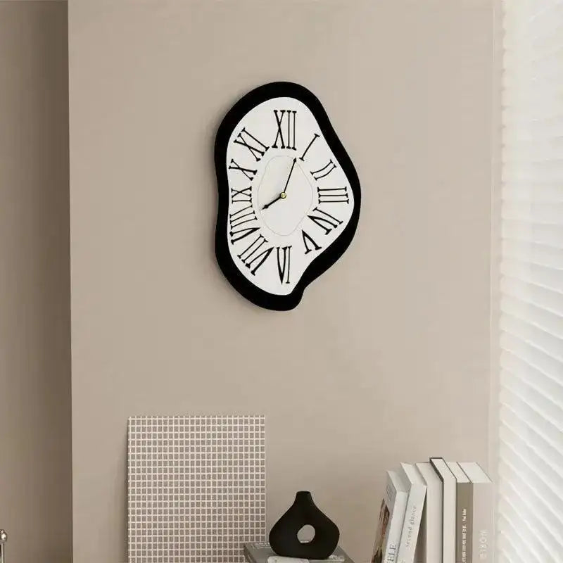 Modern Surrealist Wall Decor Clock │ Salvador Garden Numeral Dali Roman Decorative Clock - Besontique Home