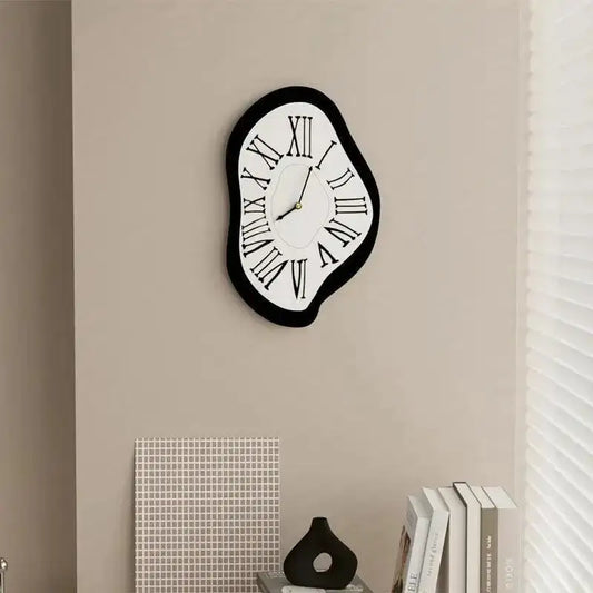 Modern Surrealist Wall Decor Clock │ Salvador Garden Numeral Dali Roman Decorative Clock - Besontique Home