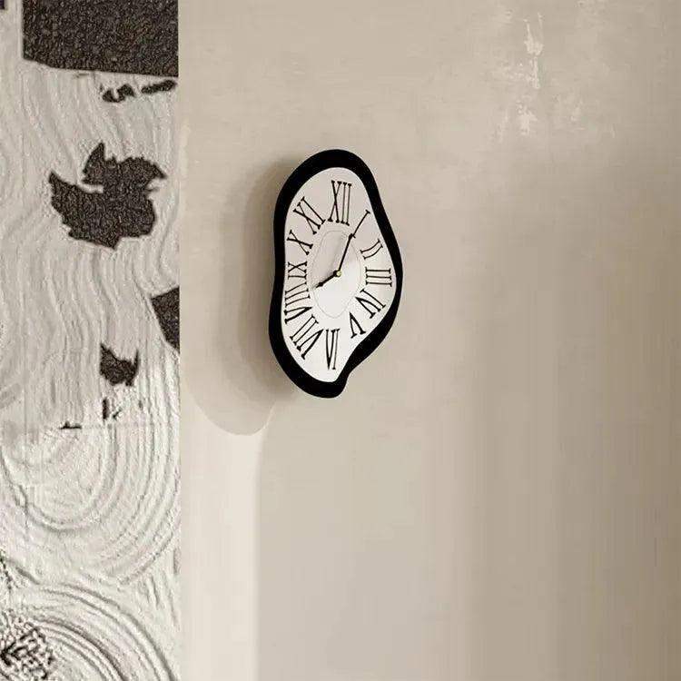 Modern Surrealist Wall Decor Clock │ Salvador Garden Numeral Dali Roman Decorative Clock - Besontique Home
