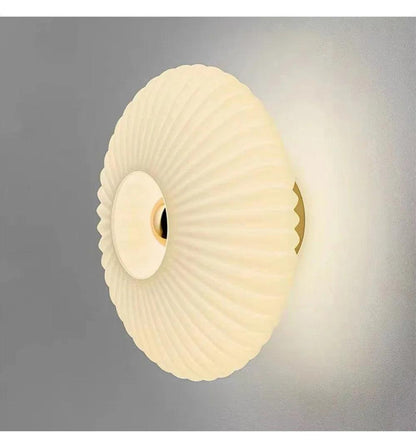 Modern Vintage Glass Wall Lamp Lighting │ Minimal Retro Entryway Hallway Bedside Light - Besontique Home