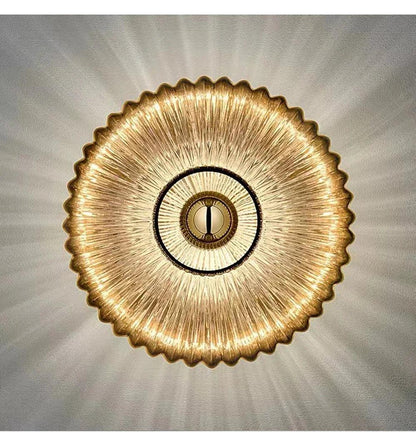 Modern Vintage Glass Wall Lamp Lighting │ Minimal Retro Entryway Hallway Bedside Light - Besontique Home