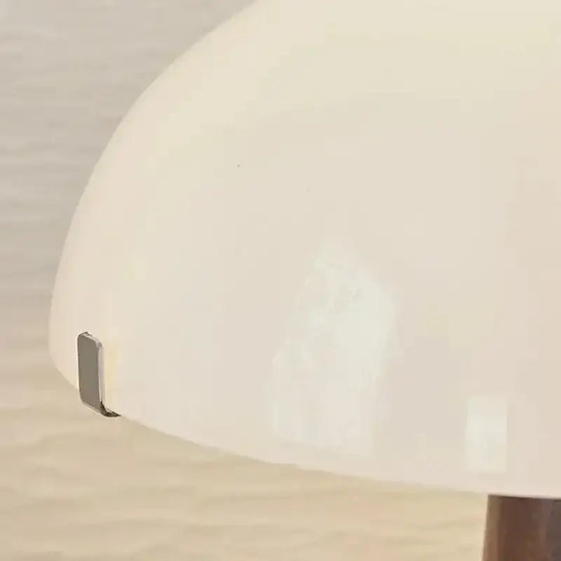 Modern Walnut Wood Marble Base Table Lamp │ Nordic LED Living Bedroom Decor Lighting Desk Light - Besontique Home