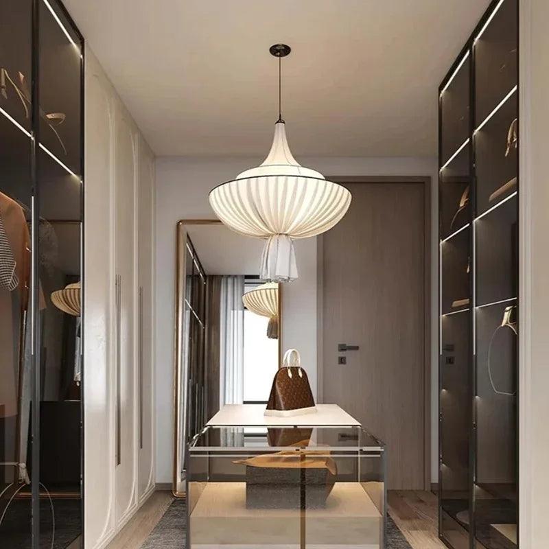 New Classical Retro White Chandelier Ceiling Light - Besontique Home