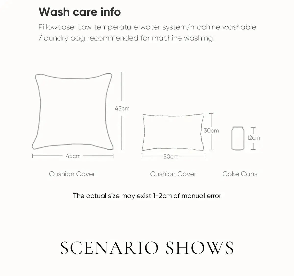 Nordic Beige Khaki Plaid Striped Cushion Cover │ Minimal Home Throw Pillow Covers - Besontique Home