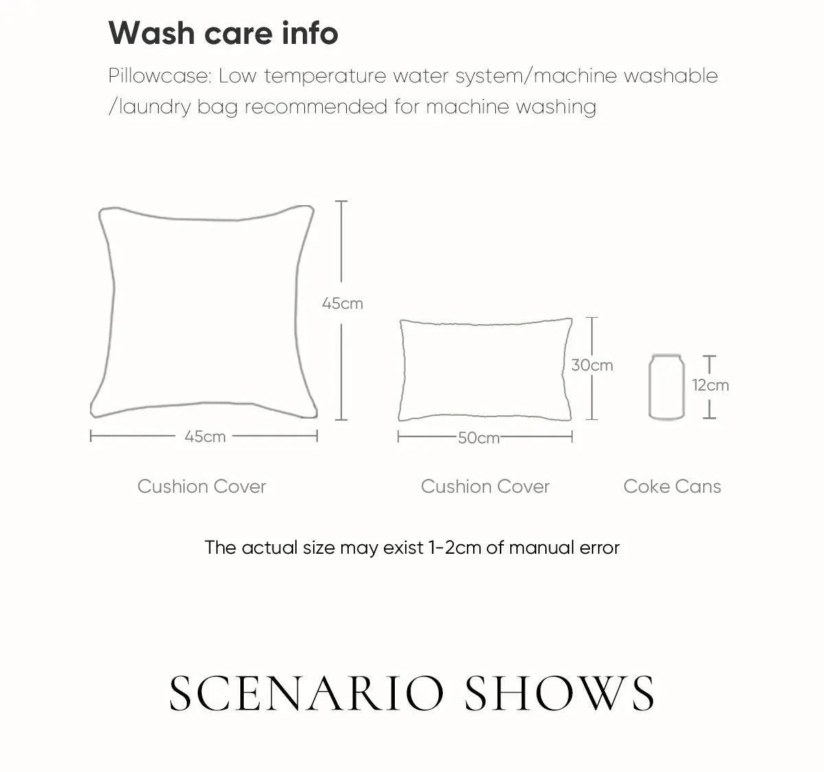 Nordic Beige Khaki Plaid Striped Cushion Cover │ Minimal Home Throw Pillow Covers - Besontique Home
