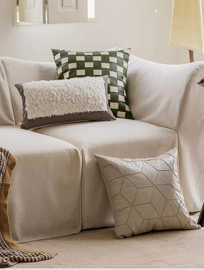 Nordic Brown Green Luxury Cushion Cover - Besontique Home