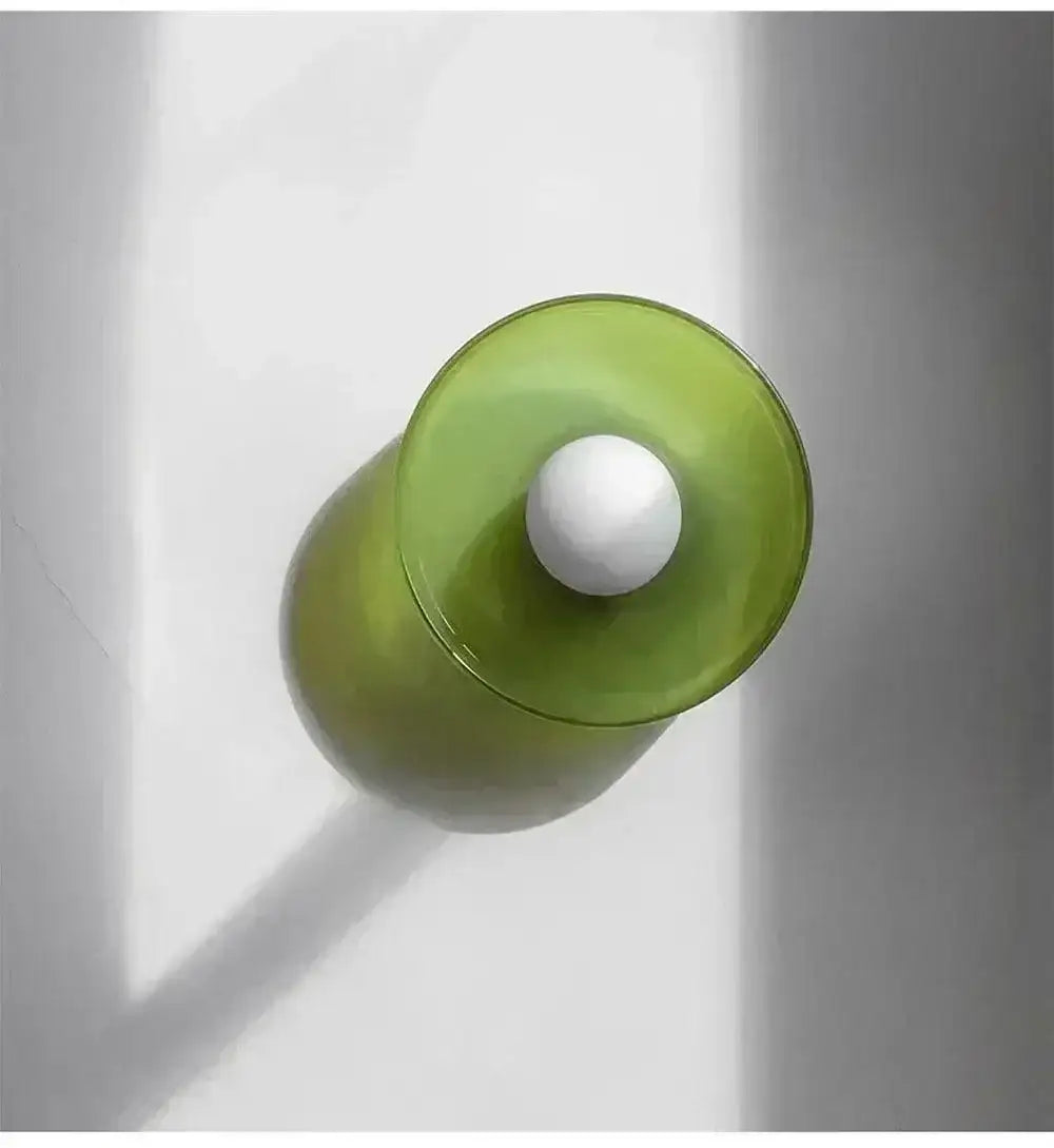 Nordic Color Vitnage Glass Ceiling Lamp │ Modern Minimal Entryway Hallway Hanging Light - Besontique Home