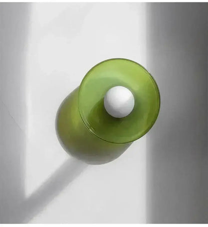Nordic Color Vitnage Glass Ceiling Lamp │ Modern Minimal Entryway Hallway Hanging Light - Besontique Home