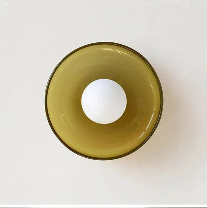 Nordic Color Vitnage Glass Ceiling Lamp │ Modern Minimal Entryway Hallway Hanging Light - Besontique Home