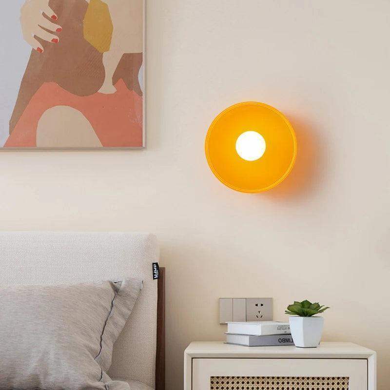 Nordic Color Vitnage Glass Ceiling Lamp │ Modern Minimal Entryway Hallway Hanging Light - Besontique Home