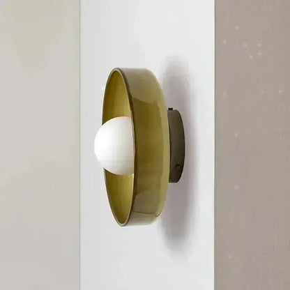 Nordic Color Vitnage Glass Ceiling Lamp │ Modern Minimal Entryway Hallway Hanging Light - Besontique Home