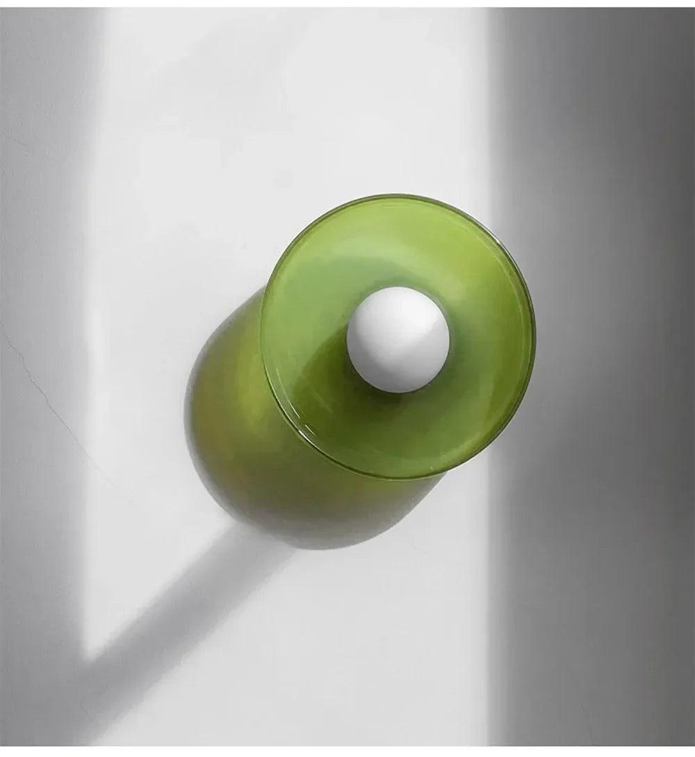 Nordic Color Vitnage Glass Ceiling Lamp │ Modern Minimal Entryway Hallway Hanging Light - Besontique Home