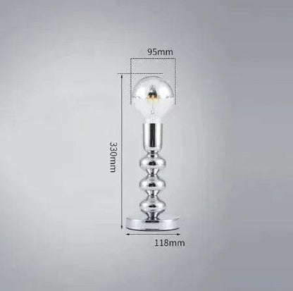Nordic LED Metal Decorative Night Light │ Modern Vintage Minimal Desk Lamp for Bedroom Decor - Besontique Home
