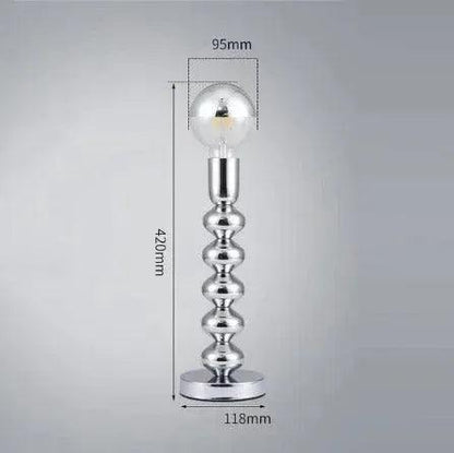 Nordic LED Metal Decorative Night Light │ Modern Vintage Minimal Desk Lamp for Bedroom Decor - Besontique Home