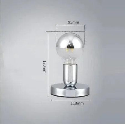 Nordic LED Metal Decorative Night Light │ Modern Vintage Minimal Desk Lamp for Bedroom Decor - Besontique Home