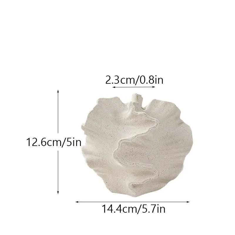 Nordic Minimalist Art Coral Shape Vase │ Ceramic Flower Pampas Grass Pot - Besontique Home