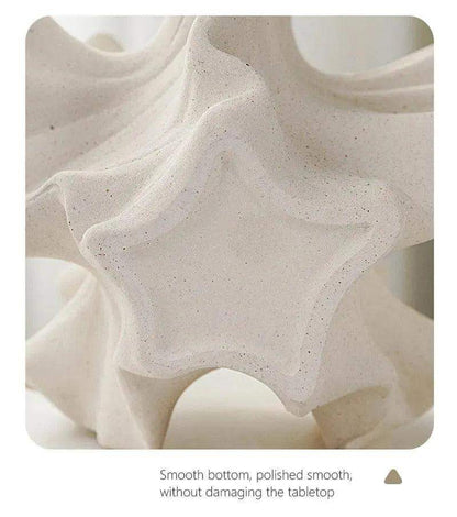 Nordic Minimalist Art Coral Shape Vase │ Ceramic Flower Pampas Grass Pot - Besontique Home