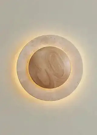 Nordic Wood Cave Stone Wall Light │ Modern Retro Style Wall Mounted Creative Lamp