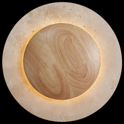Nordic Wood Cave Stone Wall Light │ Modern Retro Style Wall Mounted Creative Lamp - Besontique Home