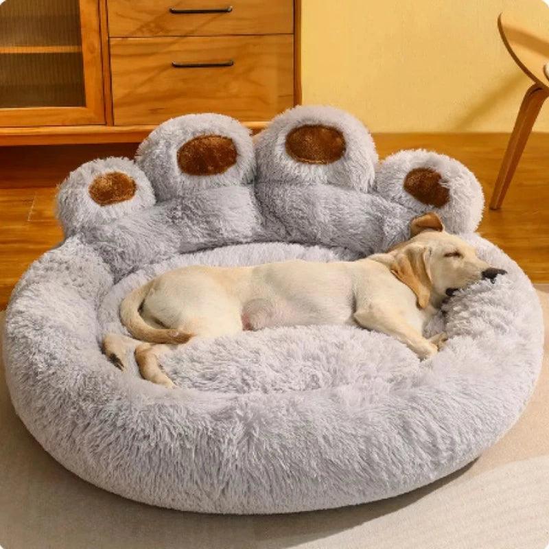 Paw Shape ver.2 Comfortable Pet Cushion Bed | Pet-Friendly Cat Dog Soft Fluffy Sofa Furniture - Besontique