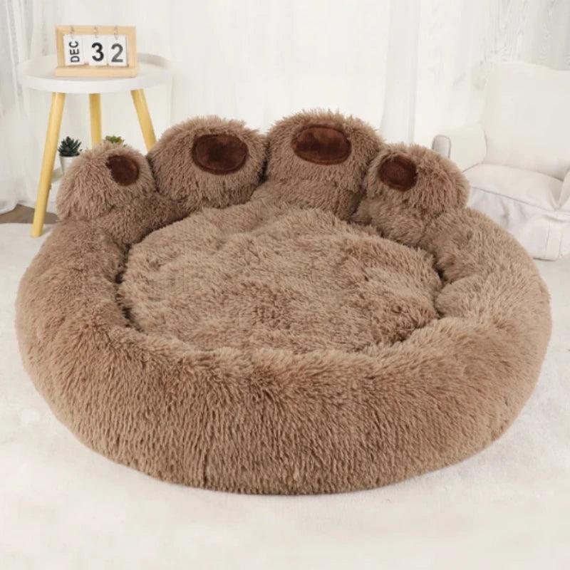 Paw Shape ver.2 Comfortable Pet Cushion Bed | Pet-Friendly Cat Dog Soft Fluffy Sofa Furniture - Besontique