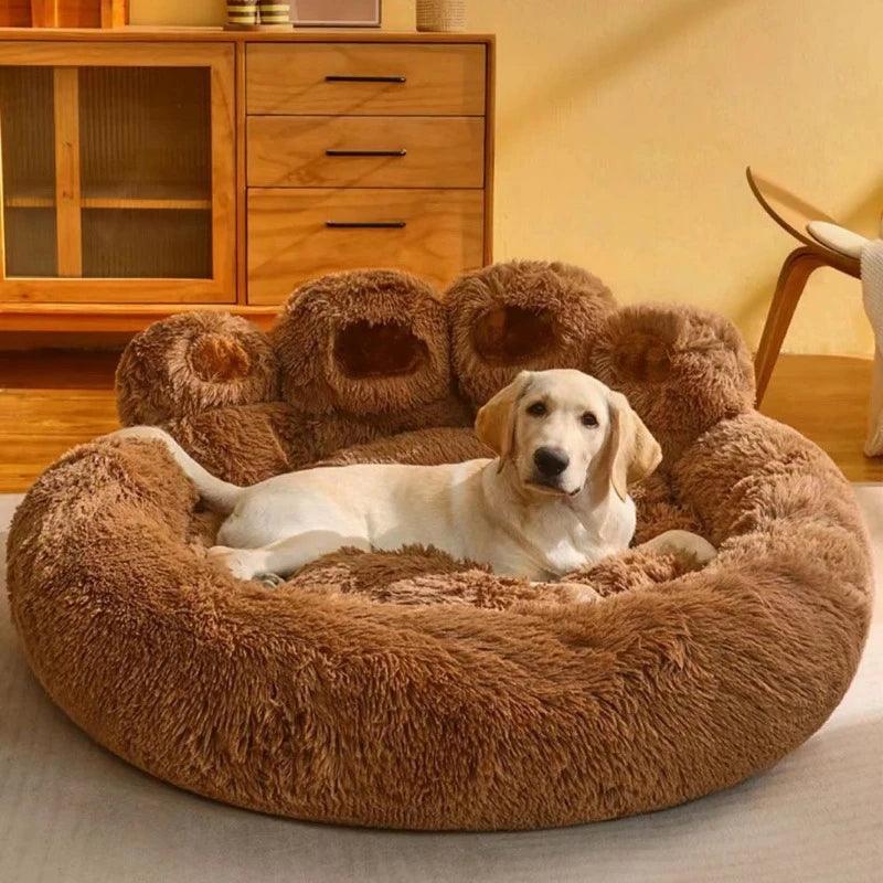 Paw Shape ver.2 Comfortable Pet Cushion Bed | Pet-Friendly Cat Dog Soft Fluffy Sofa Furniture - Besontique