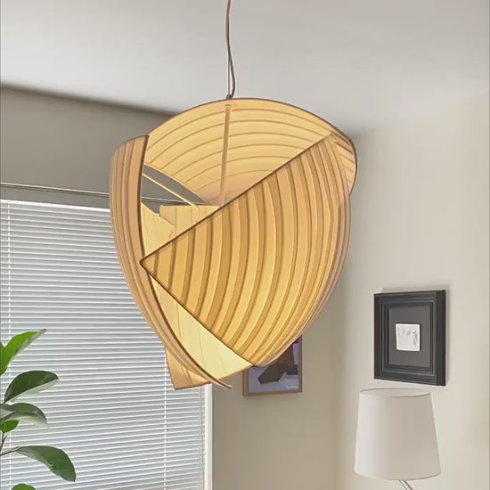 Minimalist Fabric LED Pendant Ceiling Light | Modern Designer Cloth Big Chandelier for Living Room - Besontique Home
