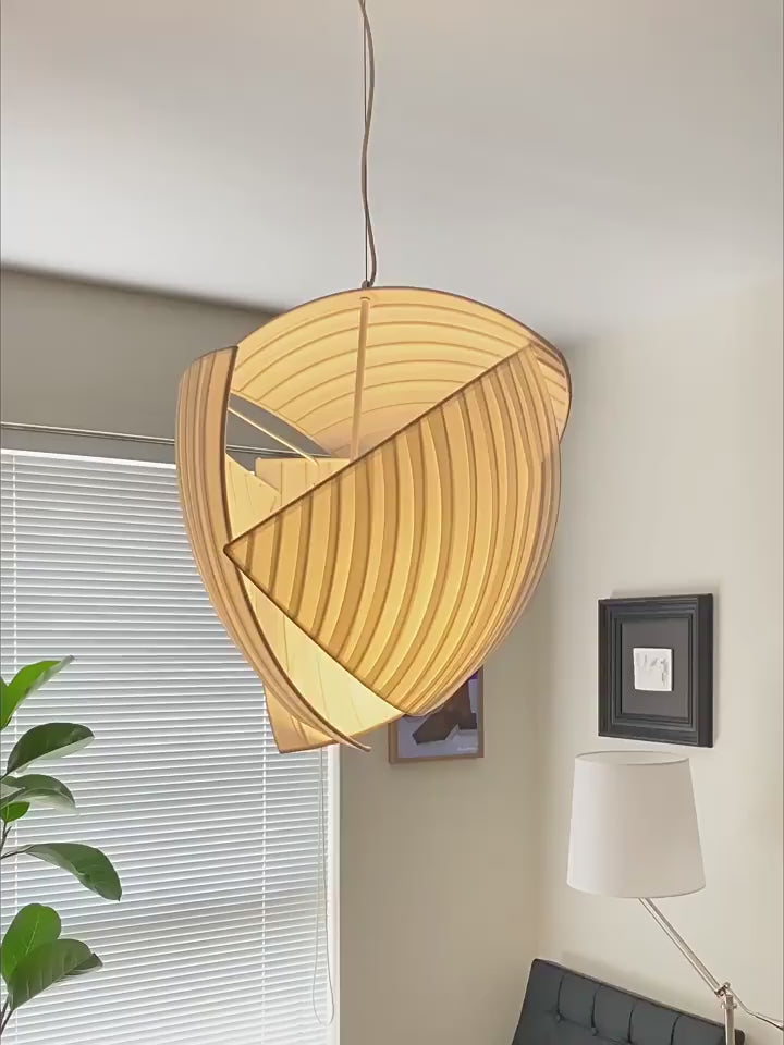 Minimalist Fabric LED Pendant Ceiling Light | Modern Designer Cloth Big Chandelier for Living Room - Besontique Home