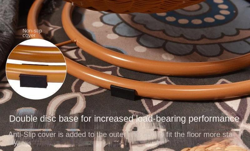 Rattan Cat Nest Hanging Basket | Pet-Friendly Pet Hammock Cat Dog Furniture - Besontique Home