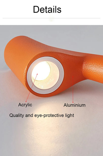 Minimal Dimming USB Chargable Reading Table Lamp │ Modern Small Wireless Portable Light
