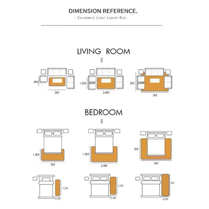 Simple Irregular Solid Color Rug Carpet │ Modern style Plush Bedroom Living room Floor Mat - Besontique Home